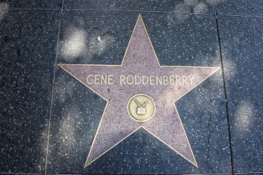 Hollywood şöhret gene rodenberry yaratıcısı, star Trek yürümek