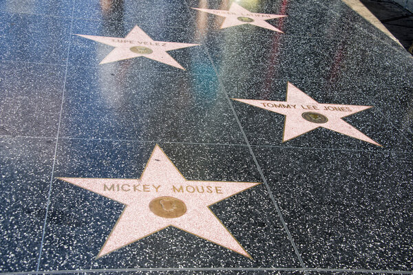 Hollywood Walk of Fame Mickey Mouse