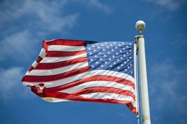 ABD Amerikan bayrağı yıldızlar ve çizgiler detay
