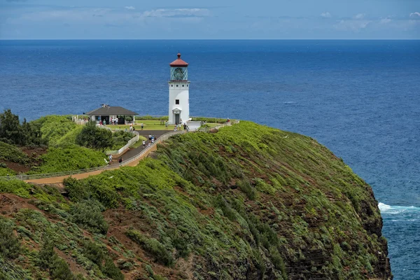 Kauai vuurtoren kilauea punt — Stockfoto