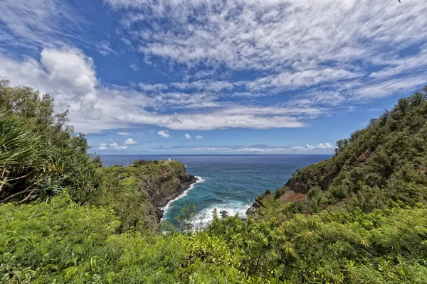 Kauai farol kilauea ponto — Fotografia de Stock