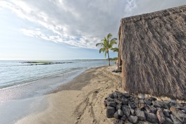 plaj Hawaiian hut