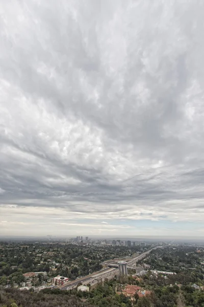 Los angeles view from getty center — Stock Photo, Image