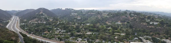 Λος Άντζελες θέα από κέντρο getty — Φωτογραφία Αρχείου