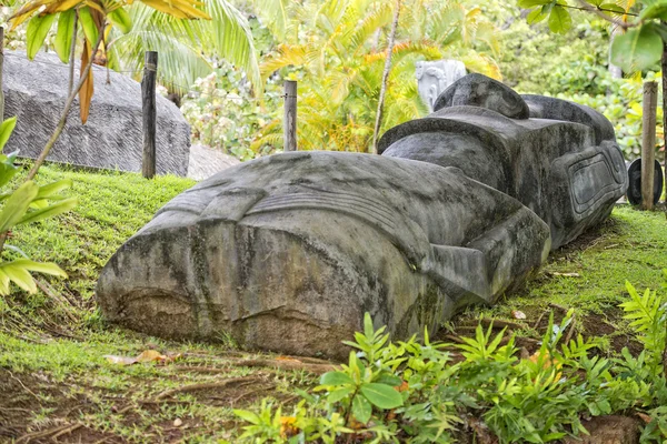 Моаї острова Пасхи — стокове фото