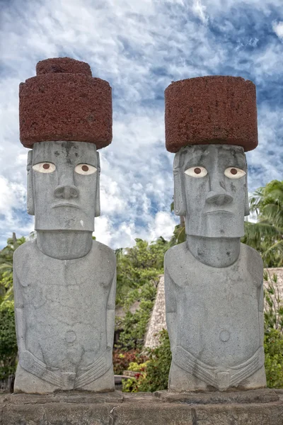 Isola di Pasqua moai — Foto Stock