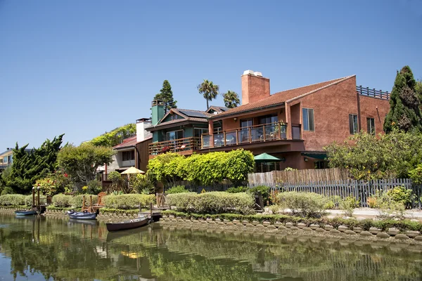 Los angeles venice canals — Stock Photo, Image