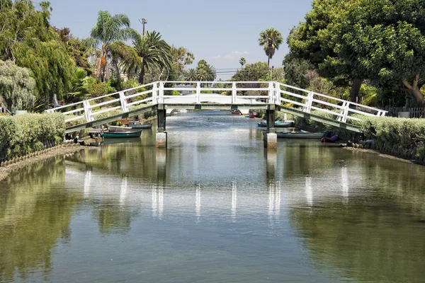 Los angeles venice canals — Stock Photo, Image