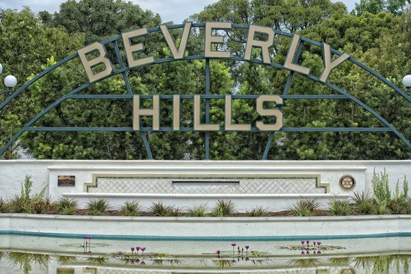 Beverly hills los angeles sign — Stock Photo, Image