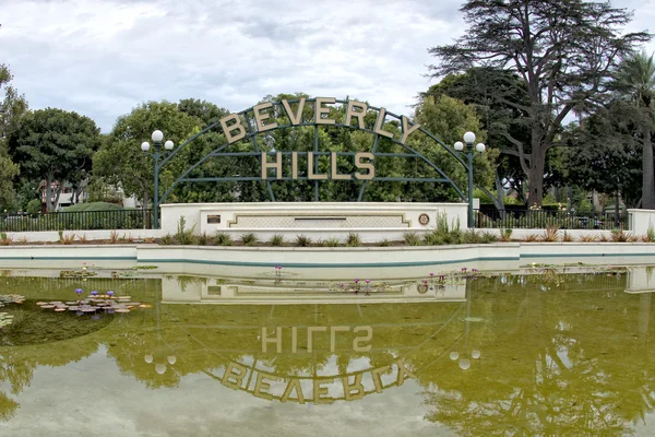 Beverly hills los angeles sign — Stock Photo, Image