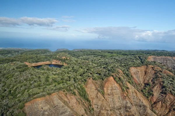 Kauai napali coast aerial view — Stock Photo, Image