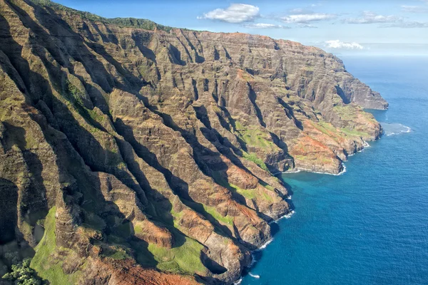 Vista aérea de la costa napali kauai —  Fotos de Stock