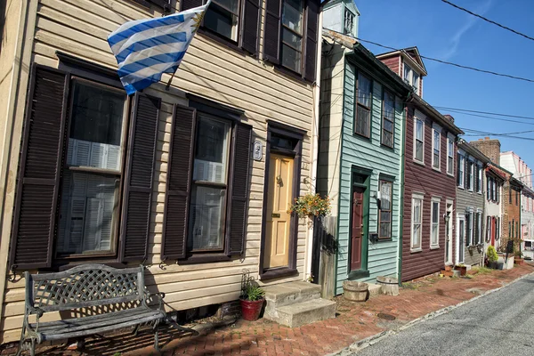 Annapolis Maryland casas históricas — Fotografia de Stock