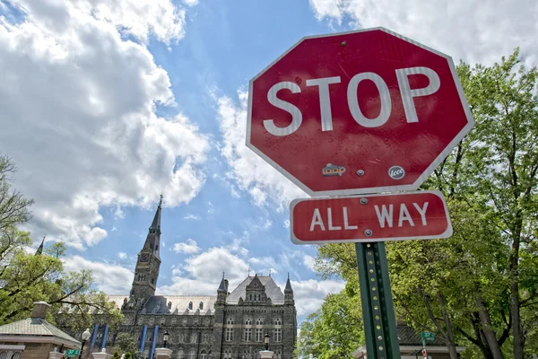 Georgetown university ve Washingtonu dc — Stock fotografie