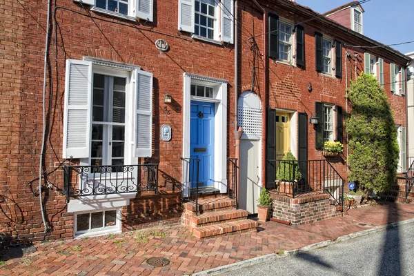 Casas históricas de Annapolis Maryland —  Fotos de Stock