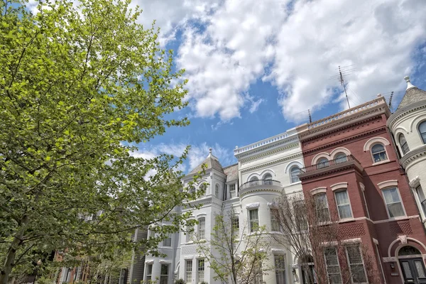 Georgetown dc washington houses — Stock Photo, Image