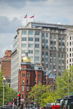 Başkent Washington dc bina yakınındaki