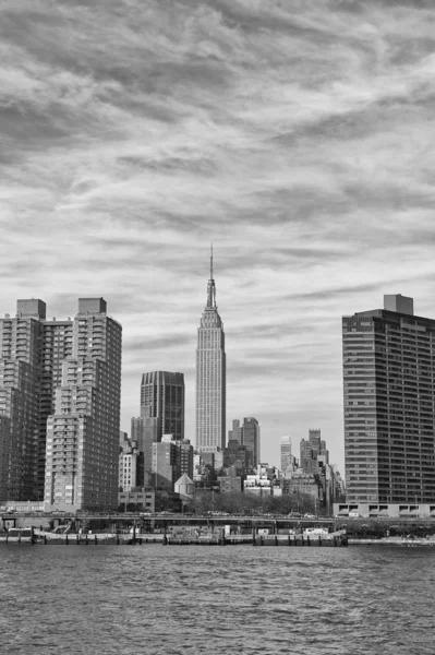 New York Manhattan vista da East River — Foto Stock