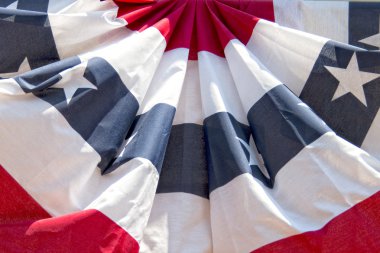 dairesel ABD Amerikan bayrağı yıldızlar ve çizgiler detay