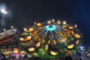 Luna park hareketli arka plan ışık
