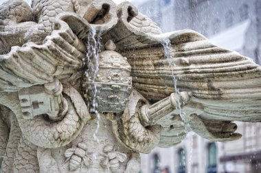 triton çeşme Roma'da detay