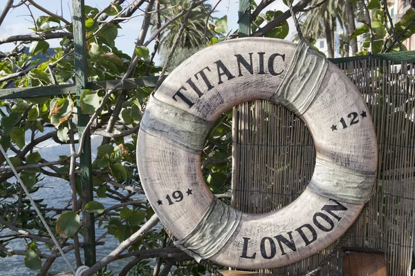 Boa di salvataggio della nave titanica — Foto Stock
