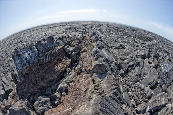 Big island lava fields — Stock Photo, Image