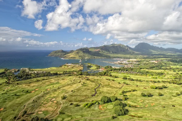 Campo da golf kauai alle Hawaii — Foto Stock