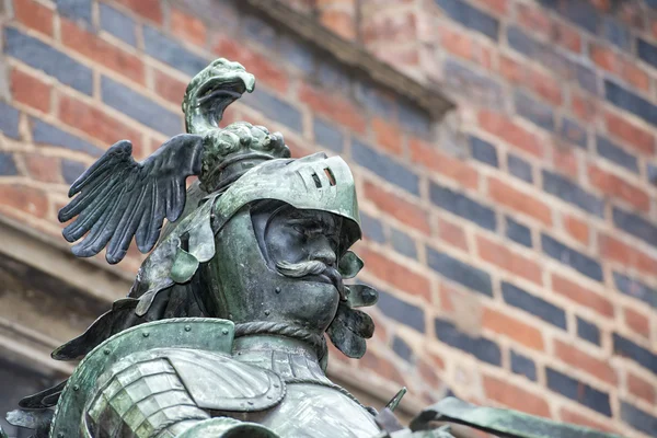 Статуя Бременской ратуши — стоковое фото