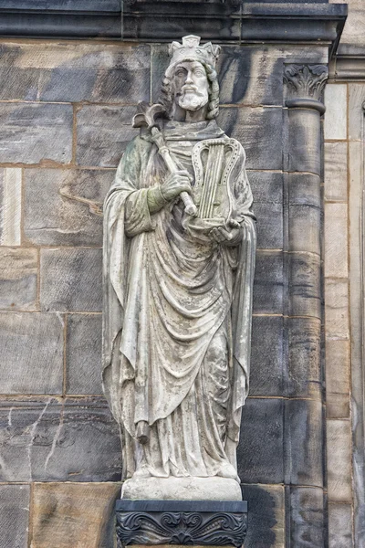 Bremen kopuła statua króla — Zdjęcie stockowe