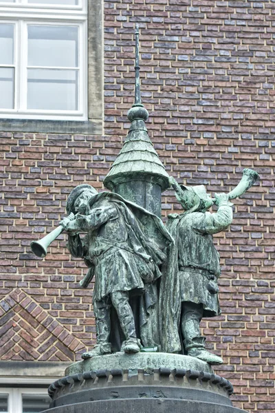 Bremen stadshuset staty — Stockfoto