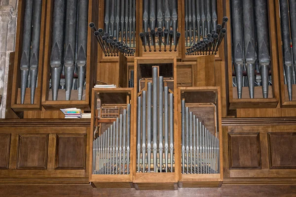 Antik gammal Tysk kyrkorgel — Stockfoto