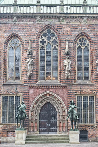 Estatua del ayuntamiento de Bremen — Foto de Stock