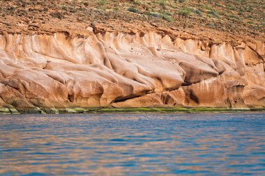 Baja california Sahil kayalar ve çöl