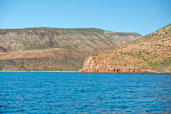 Baja California Küste Felsen und Wüste — Stockfoto