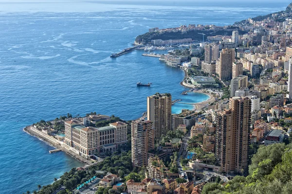 Panorama de Mônaco Montecarlo — Fotografia de Stock