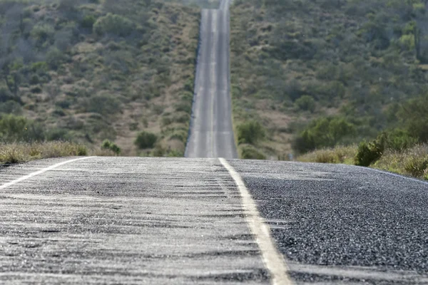 Estrada californiana deserto — Fotografia de Stock