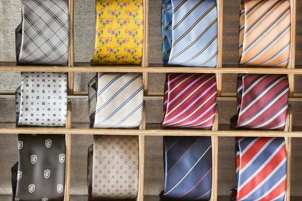 Silk tie on display — Stock Photo, Image