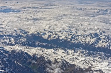 Alpler havadan görünümü