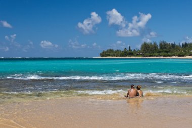Dalgalar hawaii beach panorama