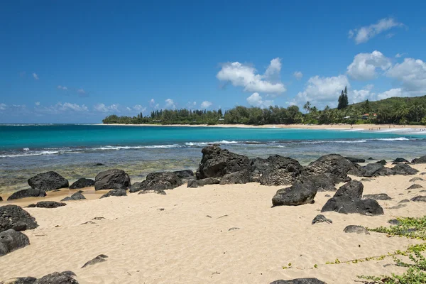 Olas en Hawaii panorama de la playa — Foto de Stock