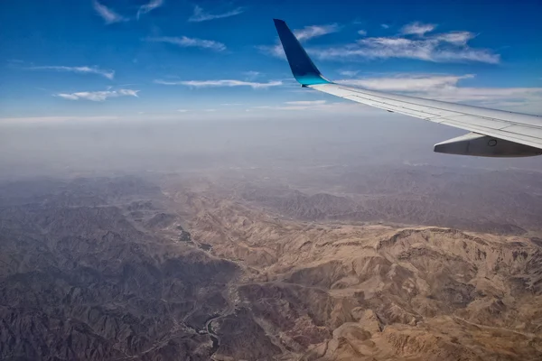 Oman montanhas vista aérea paisagem — Fotografia de Stock