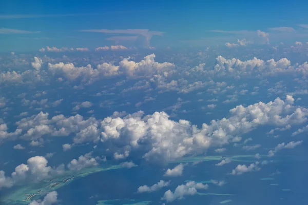 Maldives aerial view landscape — Stock Photo, Image