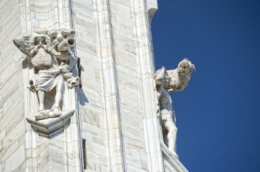 Milan 2005 Fuarı sermaye Katedrali heykel Detay