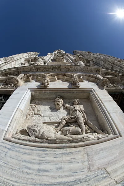 Статуя собора Милана 2005 — стоковое фото