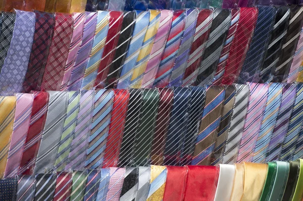 Silk tie on display — Stock Photo, Image