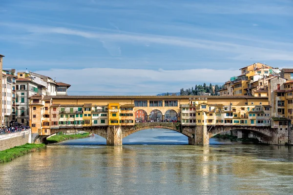 Florence Ponte Vecchio sunset view — Stock Photo, Image