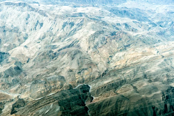 Oman mountains aerial view landscape — Stock Photo, Image