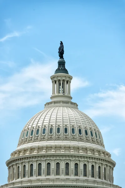 Premier panneau près de Washington DC Capitol — Photo