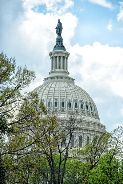 Eerste straat teken in de buurt van washington dc capitol — Stockfoto